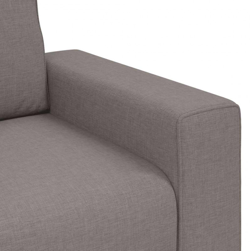 Sofa 2-osobowa Taupe 160x77x82 cm Tkanina