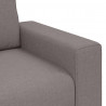Sofa 2-osobowa Taupe 160x77x82 cm Tkanina