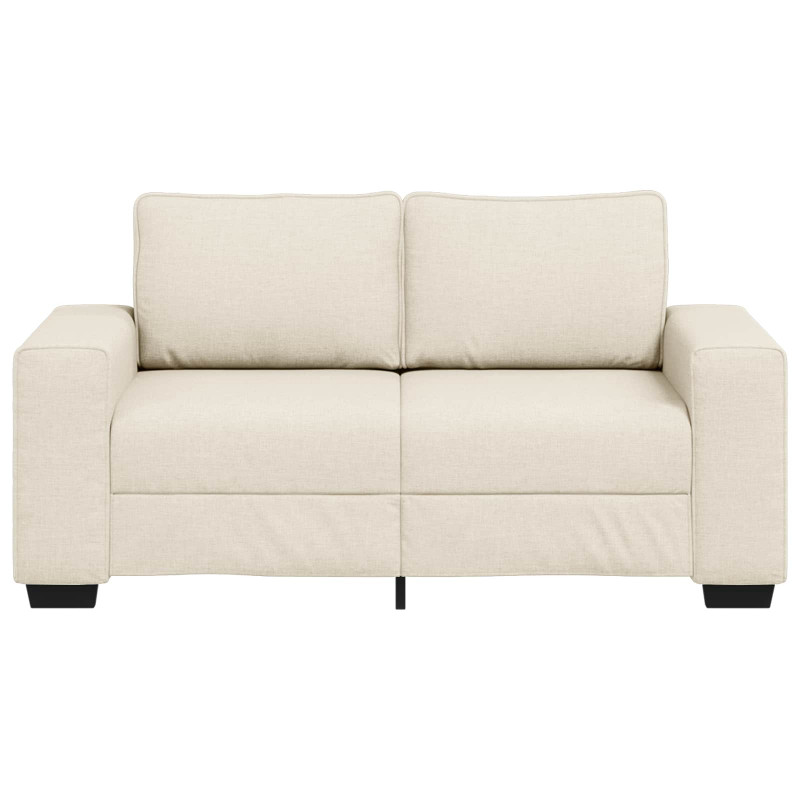| Sofa | z poduszką z poduszką Beżowy 160 x 77 x 82 cm Płótno
