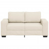 | Sofa | z poduszką z poduszką Beżowy 160 x 77 x 82 cm Płótno