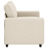 Sofa, z poduszką z poduszką Beżowy 160 x 77 x 82 cm Płótno