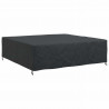 Pokrowiec na meble Gładki Czarny 275 x 275 x 70 cm 210D