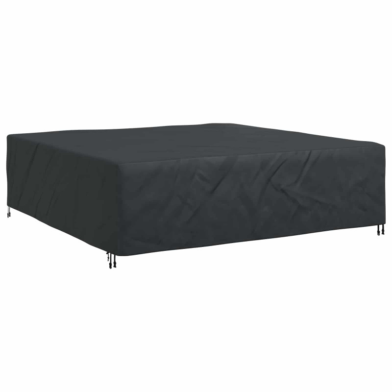 Pokrowiec na meble Gładki Czarny 275 x 275 x 70 cm 420D
