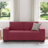 Sofa 2-osobowa, winna czerwień, 180x77x82 cm, tkaniną