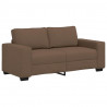 Sofa 2-osobowa, brązowa, 180x77x82 cm, tkaniną