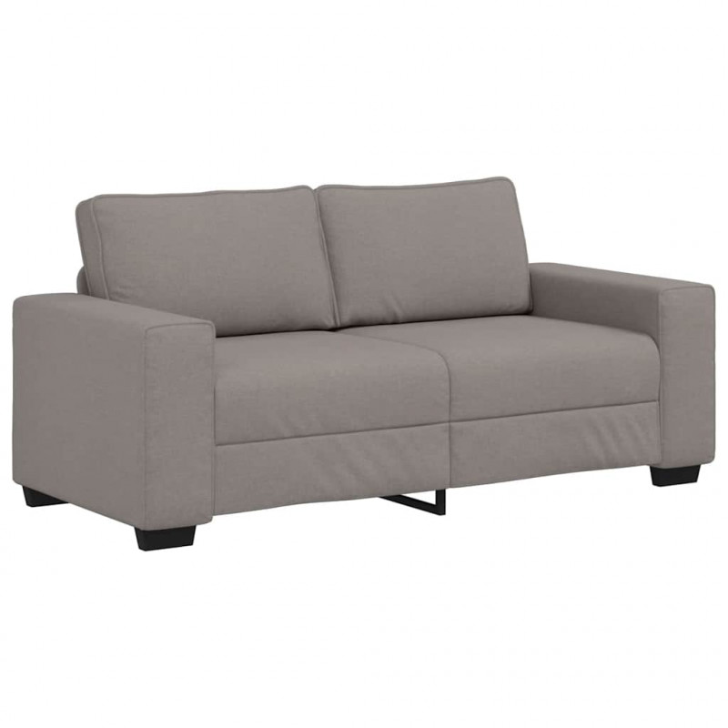 Sofa 2-osobowa, kolor taupe, 180x77x82 cm, tkaniną