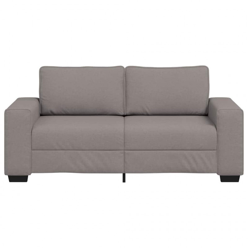 Sofa 2-osobowa, kolor taupe, 180x77x82 cm, tkaniną