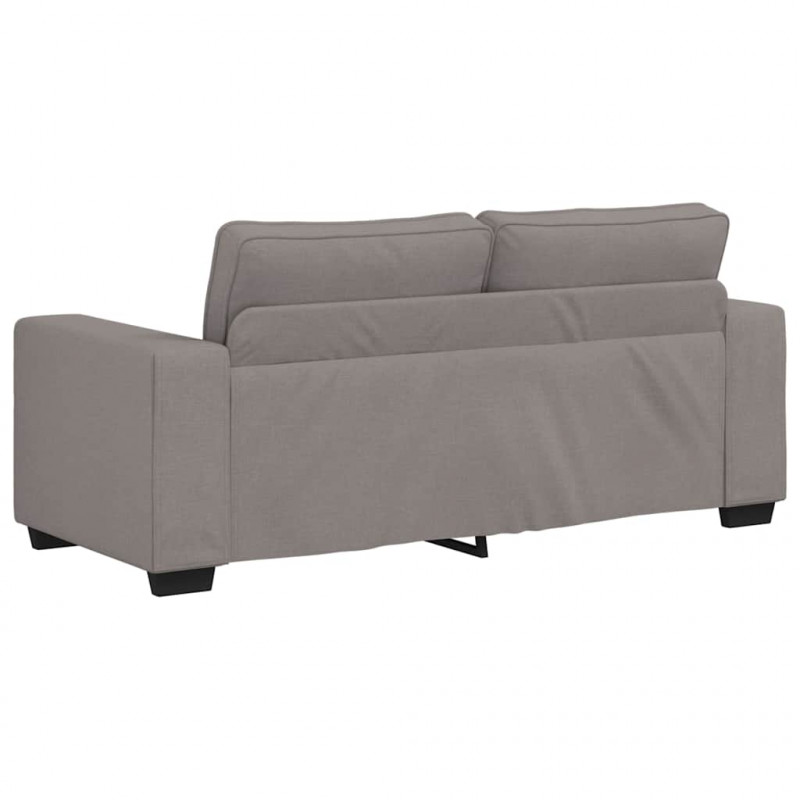 Sofa 2-osobowa, kolor taupe, 180x77x82 cm, tkaniną