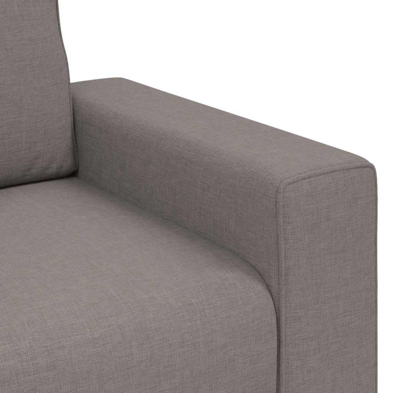 Sofa 2-osobowa, kolor taupe, 180x77x82 cm, tkaniną