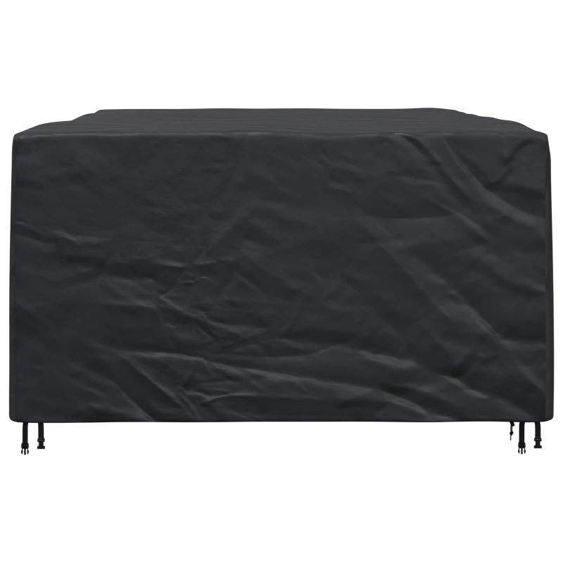 Pokrowiec na meble Gładki Czarny 280 x 204 x 106 cm 420D