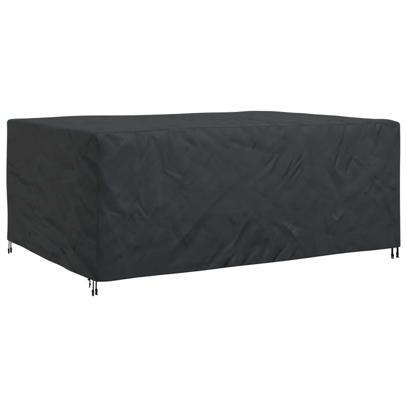 Pokrowiec na meble Gładki Czarny 280 x 204 x 106 cm 600D