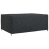 Pokrowiec na meble Gładki Czarny 280 x 204 x 106 cm 600D
