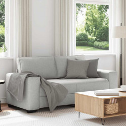 Sofa 2-osobowa, szara chmurowy, 180x77x82 cm, tkaniną