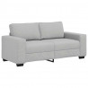 Sofa 2-osobowa, szara chmurowy, 180x77x82 cm, tkaniną