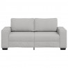 Sofa 2-osobowa, szara chmurowy, 180x77x82 cm, tkaniną
