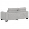 Sofa 2-osobowa, szara chmurowy, 180x77x82 cm, tkaniną