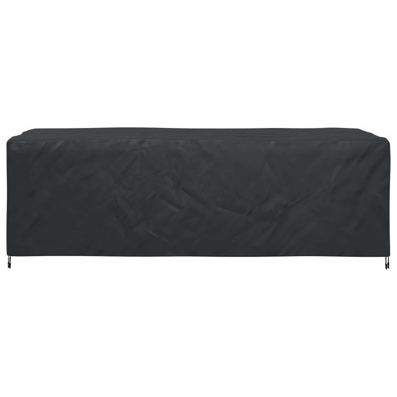 Pokrowiec na meble Gładki Czarny 300 x 110 x 70 cm 210D