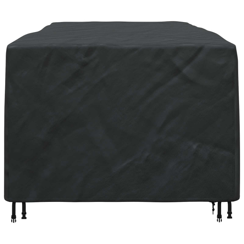 Pokrowiec na meble Gładki Czarny 300 x 110 x 70 cm 210D
