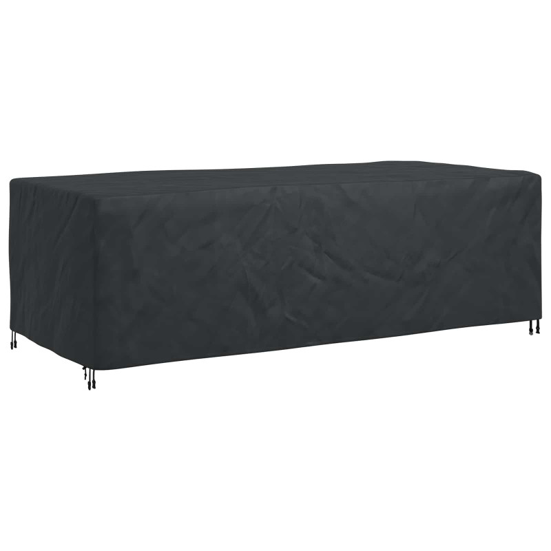 Pokrowiec na meble Gładki Czarny 300 x 110 x 70 cm 420D