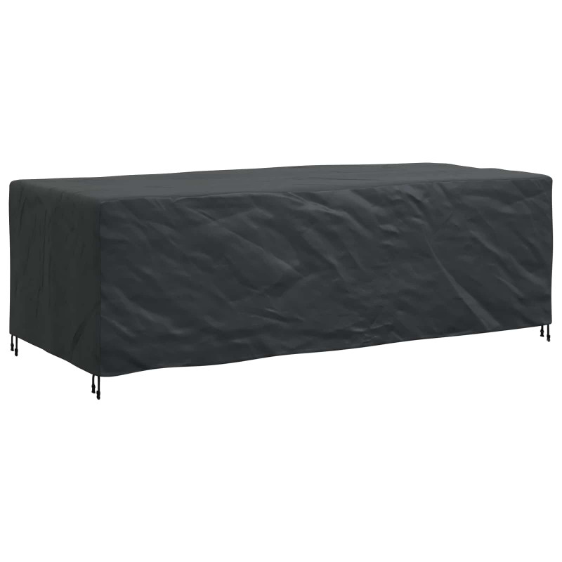 Pokrowiec na meble Gładki Czarny 300 x 110 x 70 cm 420D