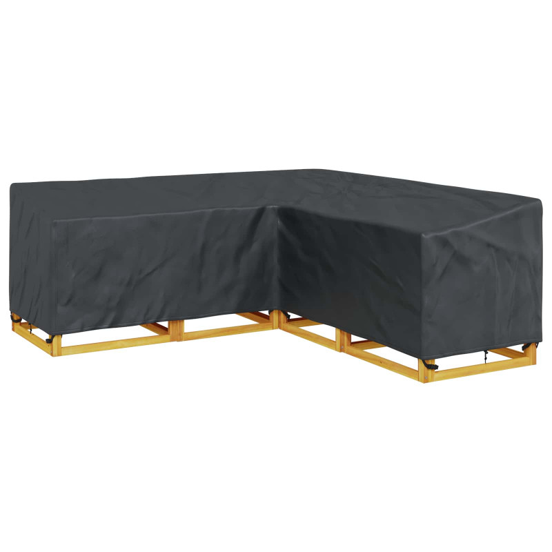 Pokrowiec na meble Czarny 220 x 220 x 80 cm Tkanina Oxford 210D