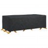 Pokrowiec na meble Gładki Czarny 300 x 140 x 90 cm 210D