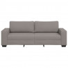Sofa 3-osobowa, kolor taupe, 220x77x82 cm, tkaniną