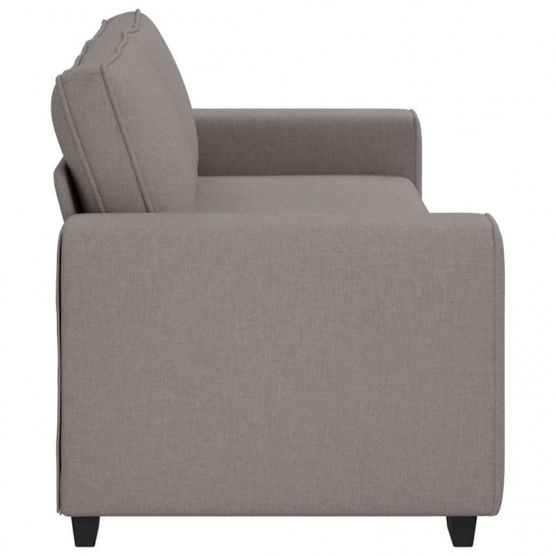 Sofa 3-osobowa, kolor taupe, 220x77x82 cm, tkaniną