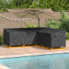 Pokrowiec na meble Czarny 235 x 235 x 85 cm Tkanina Oxford 210D