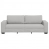 Sofa 3-osobowa, szara chmurowy, 220x77x82 cm, tkaniną