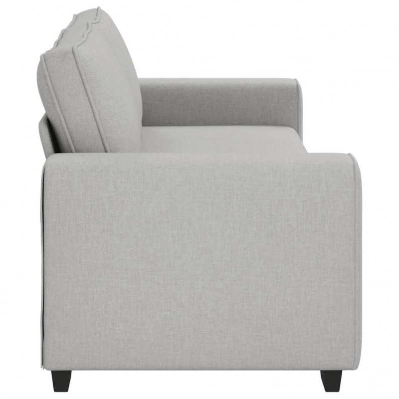 Sofa 3-osobowa, szara chmurowy, 220x77x82 cm, tkaniną