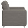Sofa Fotel Jasnoszary 100x77x82 cm Tkanina sztruksowa