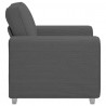 Sofa Fotel Ciemnoszary 100x77x82 cm Tkanina Corduroy