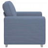 Sofa Fotel Niebieski 100x77x82 cm Tkanina Corduroy