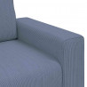 Sofa Fotel Niebieski 100x77x82 cm Tkanina Corduroy