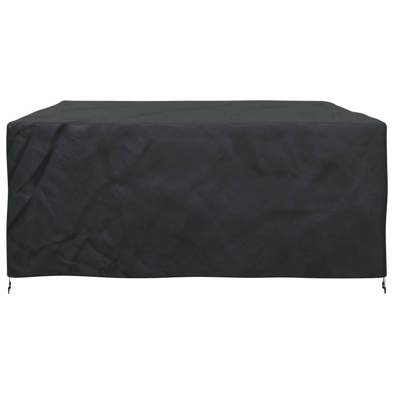 Pokrowiec na meble Gładki Czarny 300 x 250 x 70 cm 210D