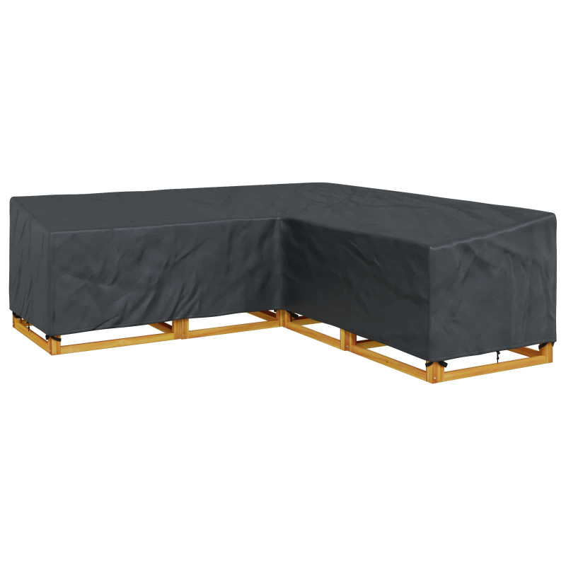 Pokrowiec na meble Czarny 270 x 270 x 80 cm Tkanina Oxford 210D