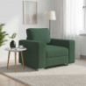 Sofa Fotel ciemnozielona 100x77x82 cm Tkanina Corduroy