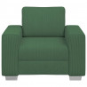 Sofa Fotel ciemnozielona 100x77x82 cm Tkanina Corduroy