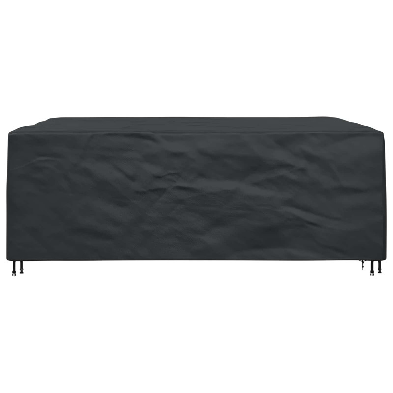 Pokrowiec na meble Gładki Czarny 300 x 250 x 70 cm 420D
