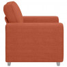 Sofa Fotel Czerwony Pomarańczowy 100x77x82 cm Tkanina Kordowa