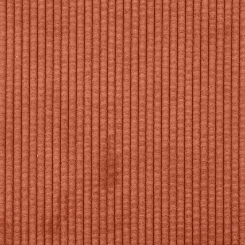 Sofa Fotel Czerwony Pomarańczowy 100x77x82 cm Tkanina Kordowa