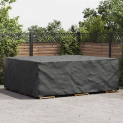 Pokrowiec na meble Gładki Czarny 300 x 250 x 100 cm 210D