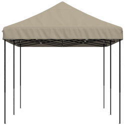 Składany namiot imprezowy typu pop-up, taupe, 580x292x315 cm