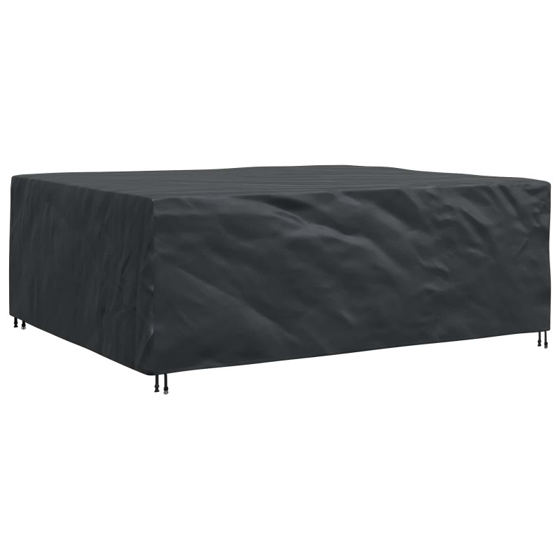 Pokrowiec na meble Gładki Czarny 300 x 250 x 100 cm 600D
