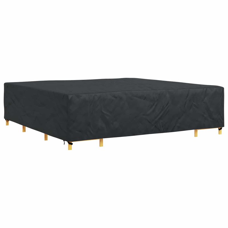 Pokrowiec na meble Gładki Czarny 300 x 300 x 70 cm 210D