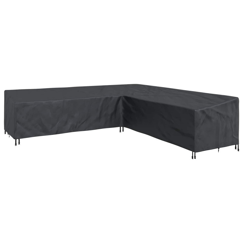 Pokrowiec na meble Czarny 325 x 325 x 80 cm Tkanina Oxford 210D