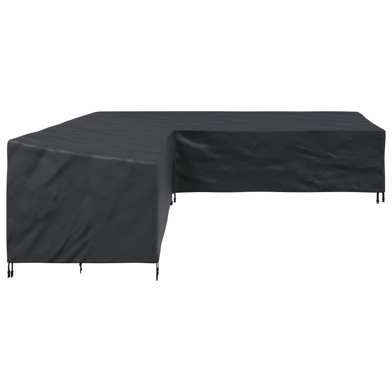 Pokrowiec na meble Czarny 325 x 325 x 80 cm Tkanina Oxford 210D