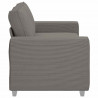 Sofa dwuosobowa, jasnoszara, 180x77x82 cm, tkanina sztruksowa