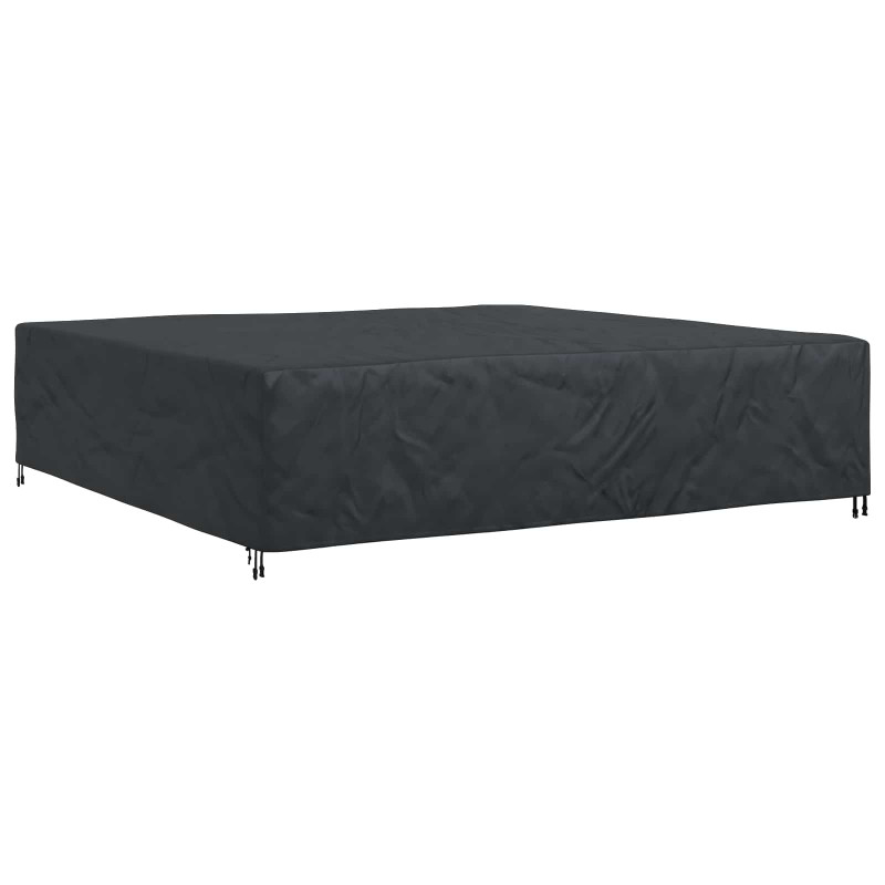 Pokrowiec na meble Gładki Czarny 300 x 300 x 70 cm 600D